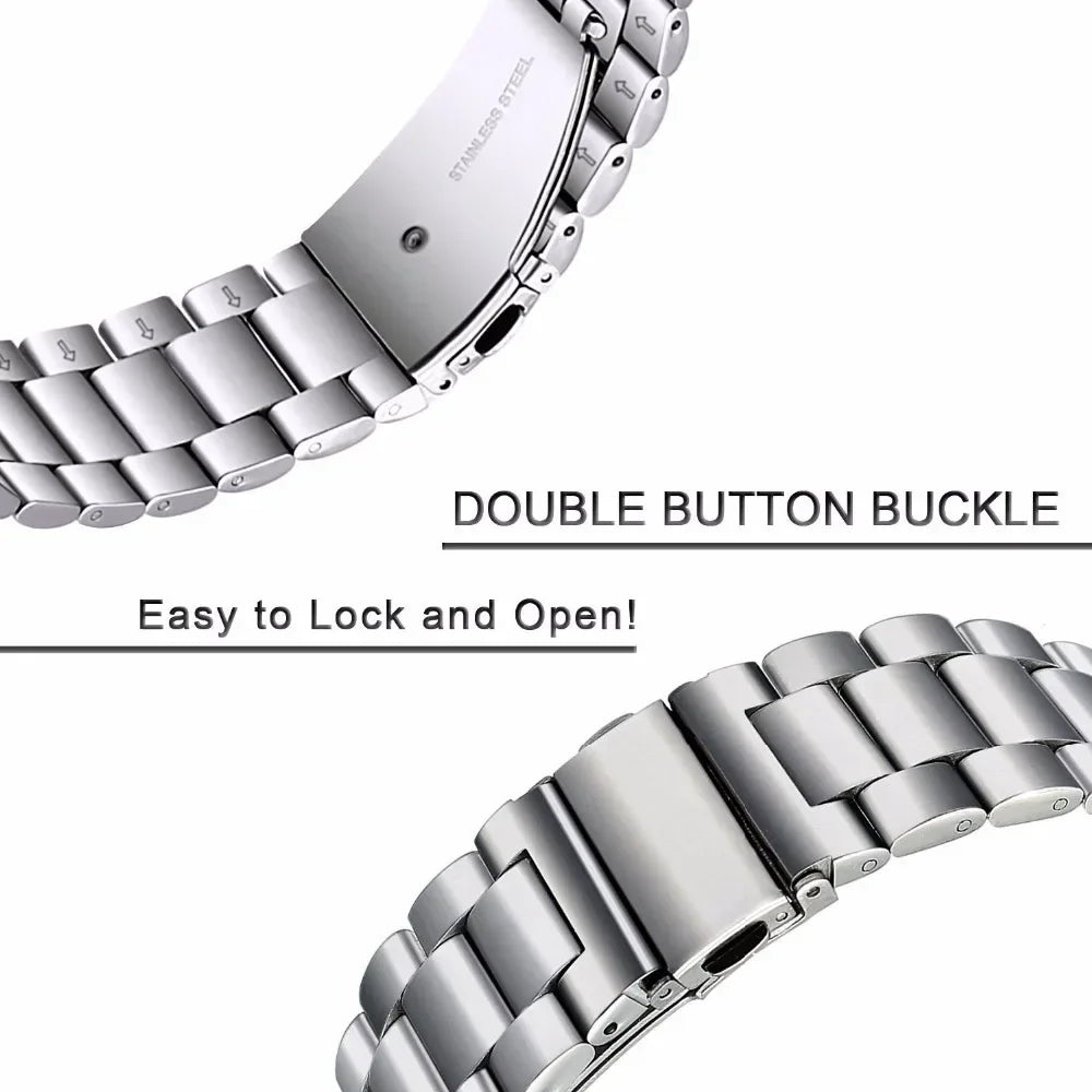 22mm Stainless Steel Strap for Redmi Watch 5 Active 5 Lite Metal Band for Xiaomi Redmi Watch 3 Active 3 Lite Bracelet Wristband