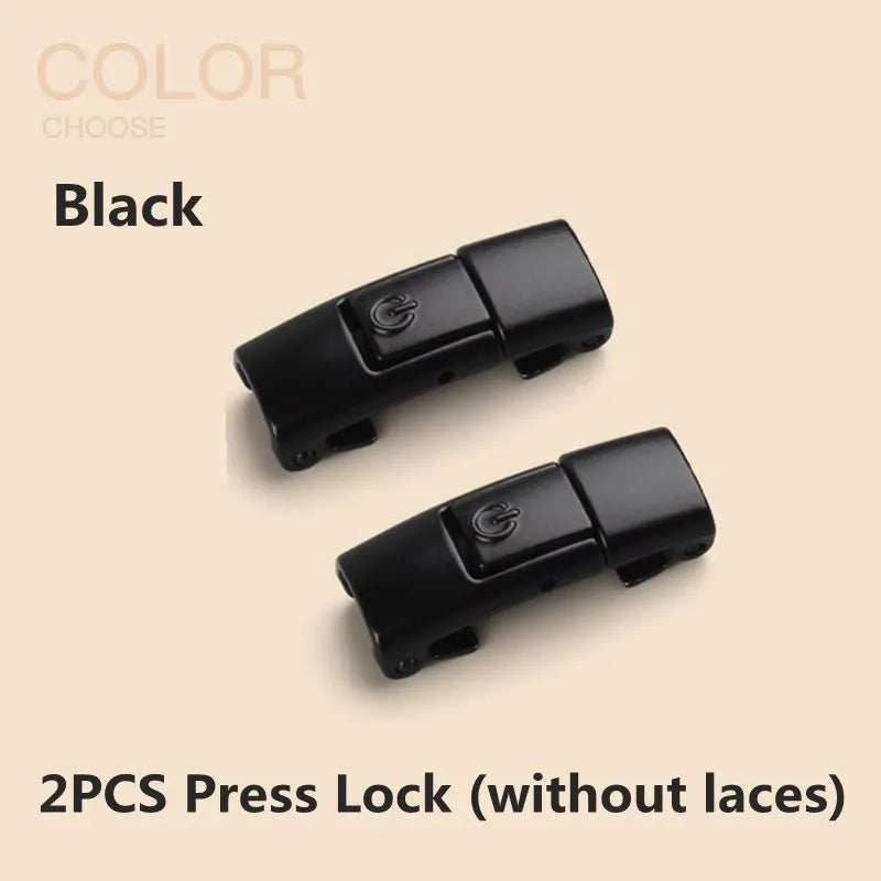 New Press Lock Shoelaces without ties Elastic Laces Sneaker 8MM Widened Flat No Tie Shoe laces Kids Adult Shoelace for Shoes