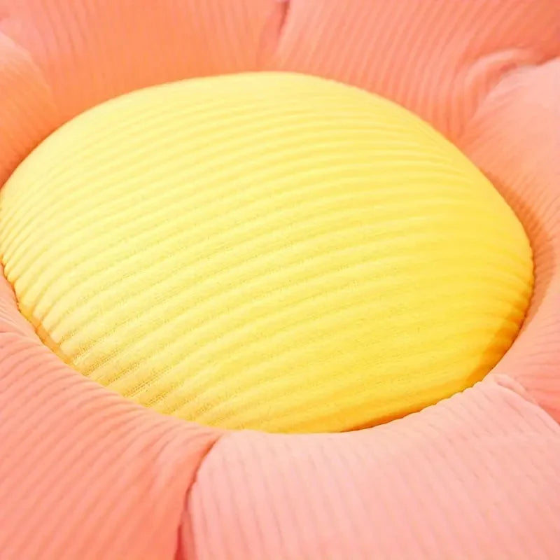 1pc soft and comfortable floral pattern pillow cushion, suitable for bedroom, dormitory, and home decoration