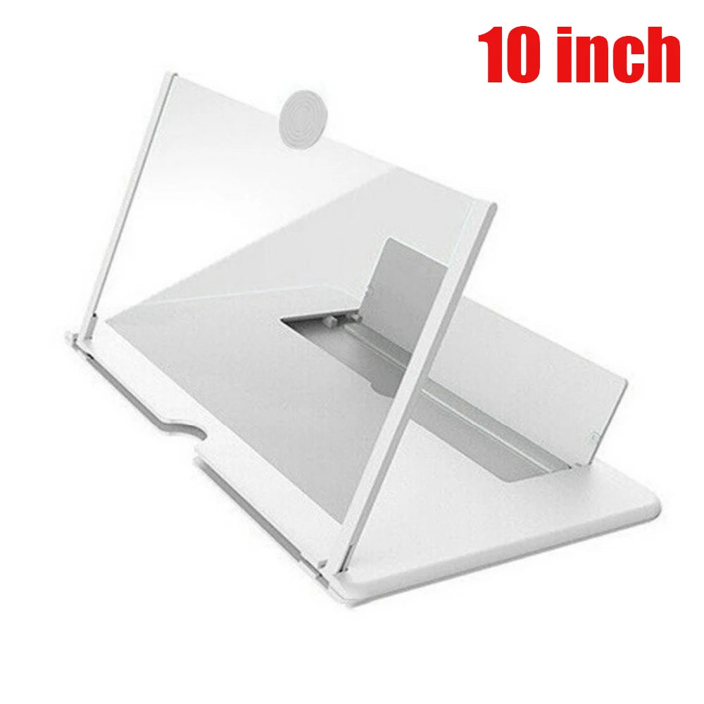 Portable 12 Inch Phone Large Screen Amplifier 3D Magnifying Glass Holder HD Mobile Phone Screen Video Magnifier Screen Bracket