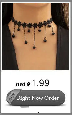 Lacteo Trendy Gold Color Petals Shape Short Neck Chain Necklace Choker for Women Jewelry Collar Clavicle Necklaces Gifts Party