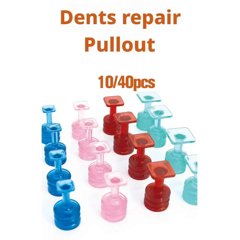 10pc Glue Tabs Dent Removal Tools Pdr Car Dent Repair Car Dent Removal Tool Auto Paintless Dent Repair Glue Tabs For Car Body