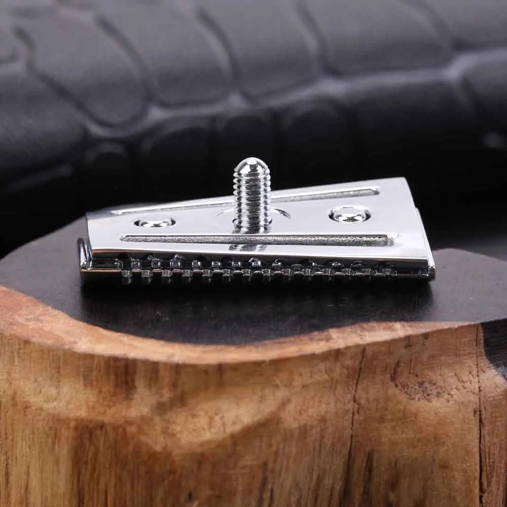 YAQI Top Aggressive Chrome Color Double-edged Mens Slant Safety Razor Head Replacement Accessory