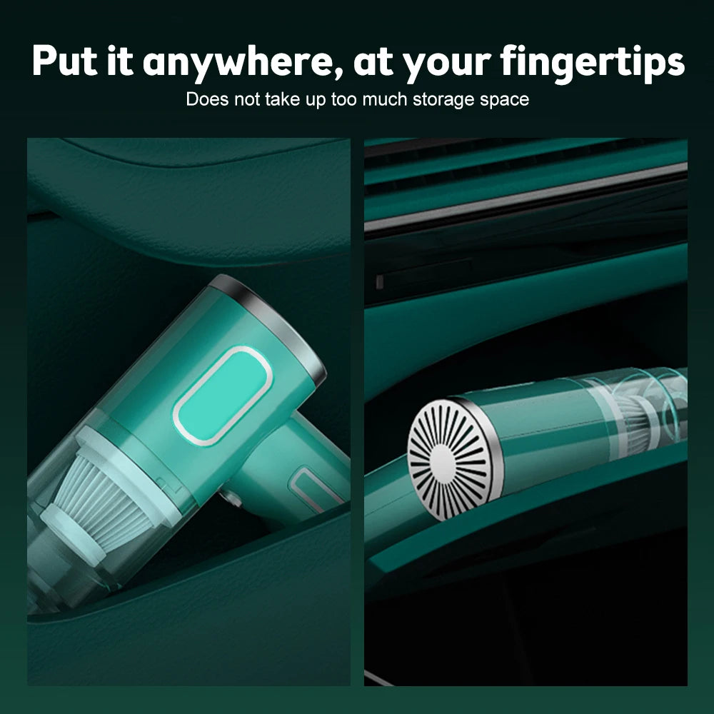 29000Pa Wireless Car Vacuum Cleaner Strong Suction Dust Catcher Cordless Handheld Wet Dry Vacuum Cleaner Air Duster For Car