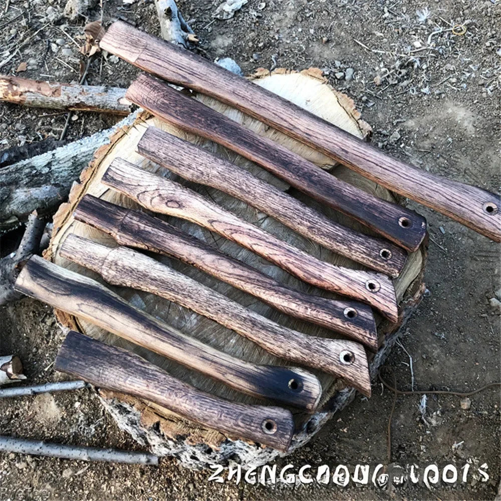 Carbonized Wood Axe Handle 27-43 Cm Outdoor Camping Tomahawk for Tomahawk Tomahawk Survival Gear Outdoor Camping