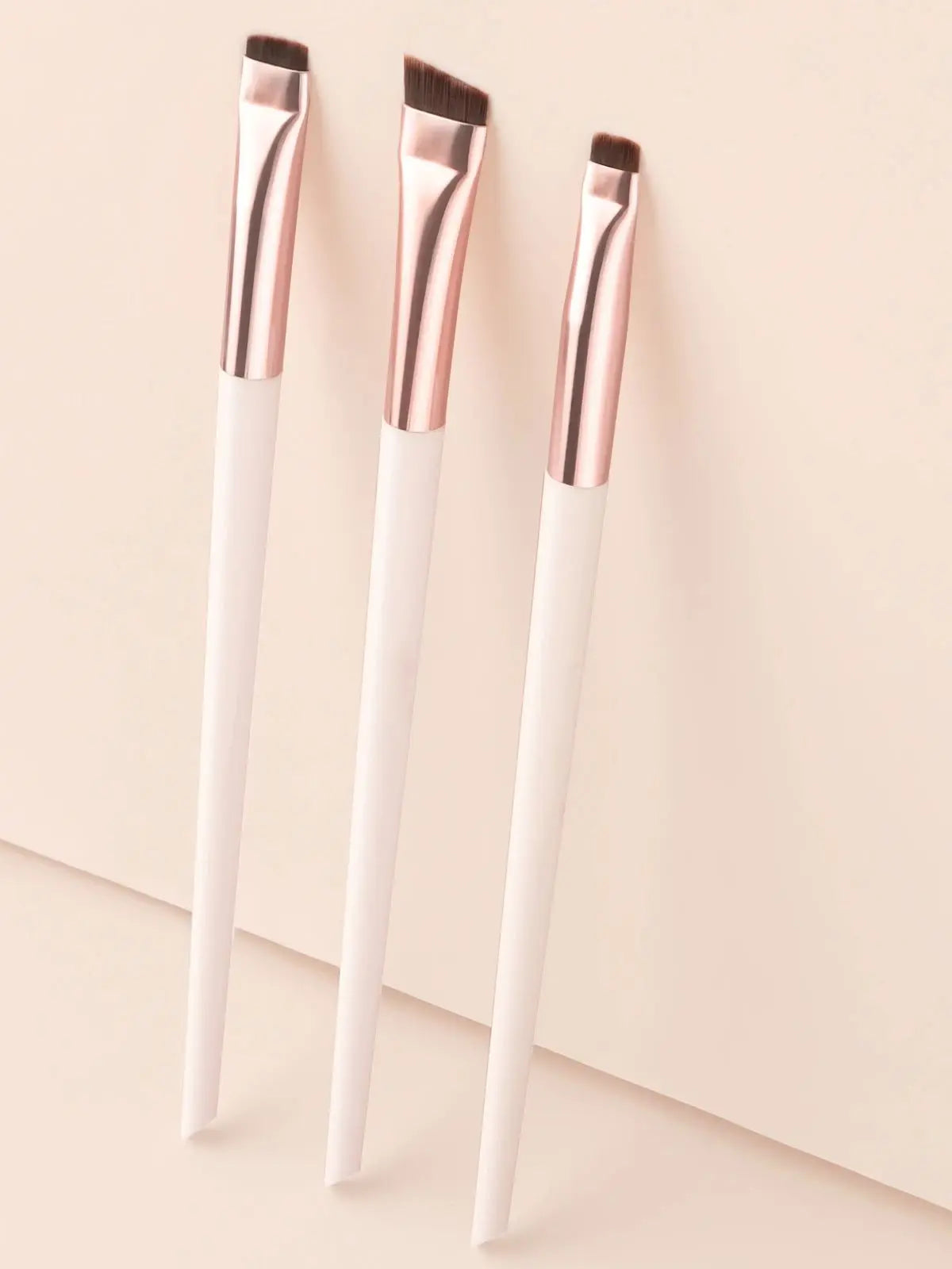 Makeup Brush Sets,3pcs Creative Portable Multifunctional Cosmetic Brush For Eyeline, Eyebrow And Lip