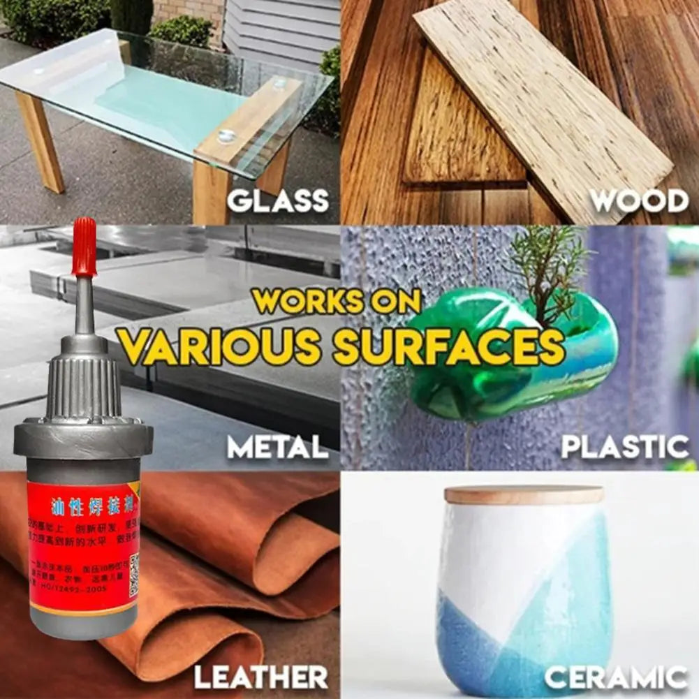 Oil-based Solder Oily Welding High Strength Solder Jewelry Metal Parts Jade Wood Ceramics Strong Glass Shoe Adhesive Glue