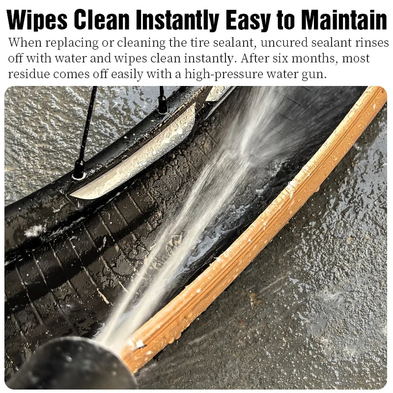 LEBYCLE MTB Road Bicycle Tubeless Tire Sealant Bike Low-Ammonia Tubeless Puncture Repair Fluid Bike Vacuum Tires Repair Tool