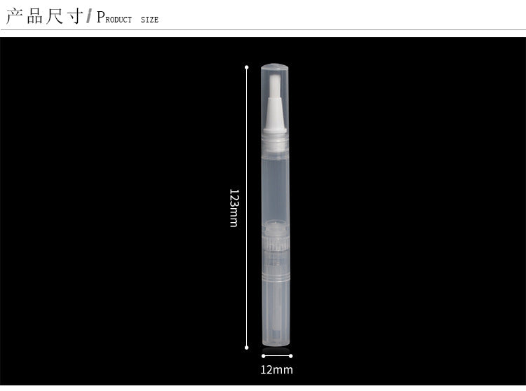 1/2/3/5pcs Empty Twist Pen Nail Oil Pen Cuticle Revitalizer Treatment Manicure Soften Pen Nail Cuticle Oil Pen Nail Art Tool