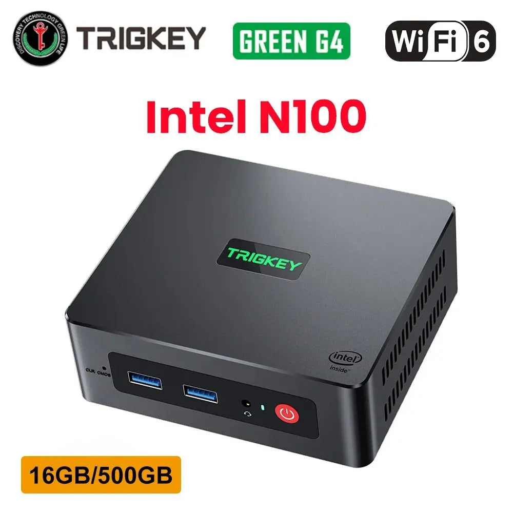 TRIGKEY Green G4 Mini PC Win11 Intel 11th Gen N100 with 16GB DDR4 TRIGKEY Green G4 Mini PC Win11 Intel 11th Gen N100 with 16GB DDR4