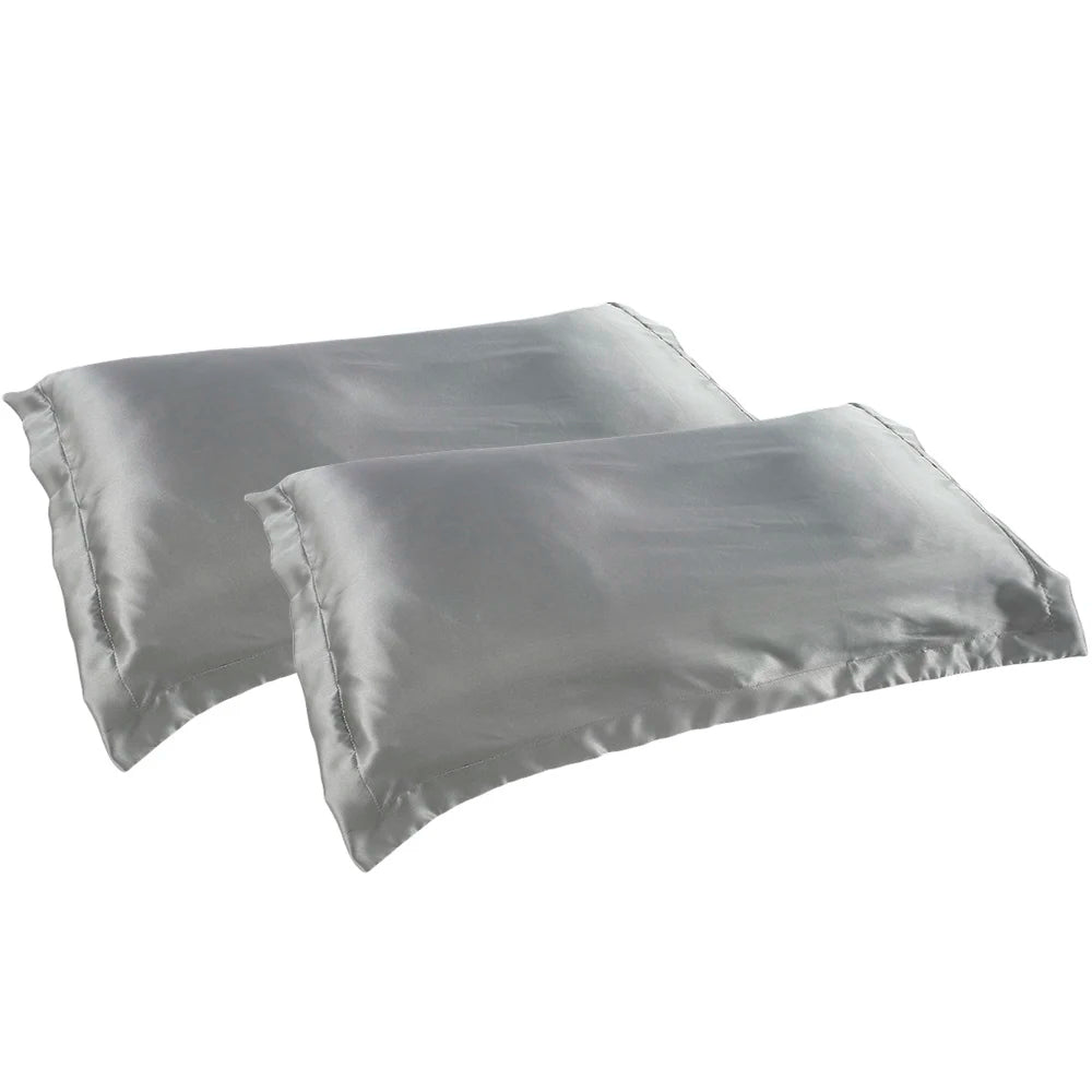 Pillowcase Silk Pillow Cover Silky Satin Beauty Pillow Case Comfortable Breathable Pillow Case Home Decor Wholesale Dropshipping