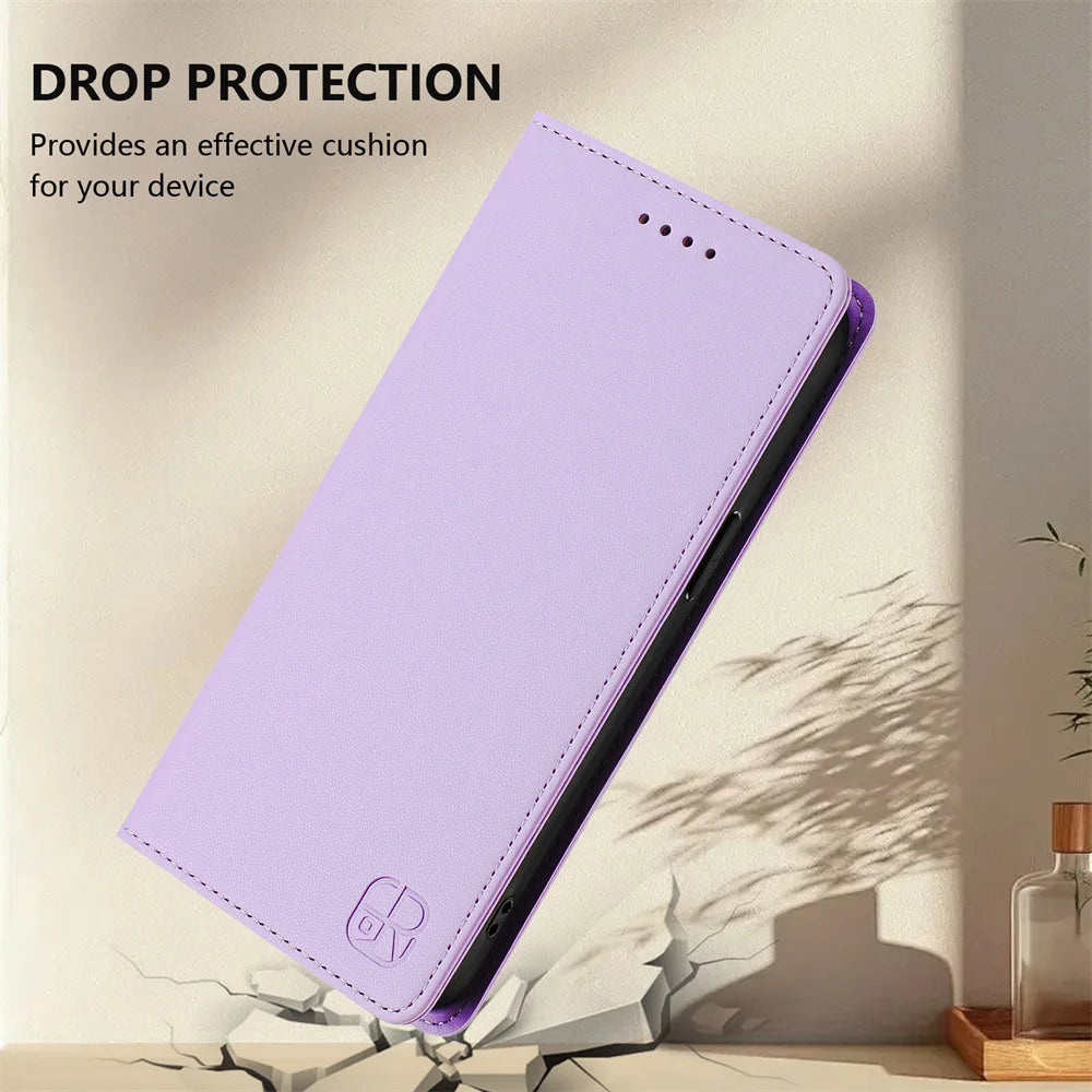 Magnetic Flip Leather Wallet Case For Samsung M62 M56 M55 M54 M53 M52 M36 M35 M34 M33 M32 M23 M15 M13 M12 M10 M05