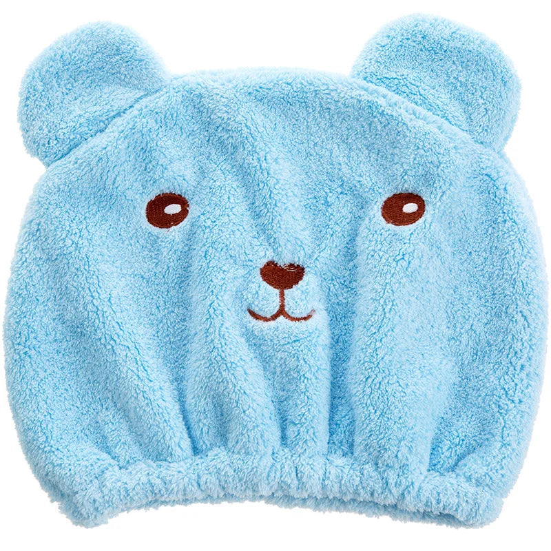Extra thick and super absorbent headband, towel, shower cap, hair cap