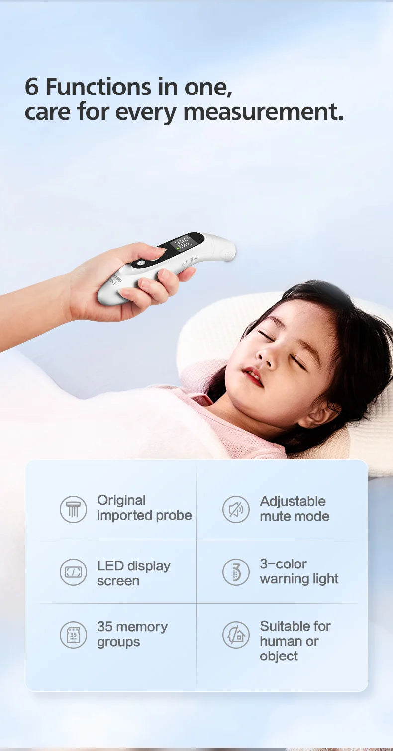 PHILIPS AVENT ear thermometer forehead thermometer two-in-one  Electronic thermometer Infant/Adult Temperature Measurement