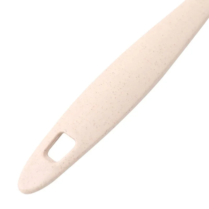 2 In 1 Creative Wheat Straw Soup Spoon Long Handle Lovely Porridge Spoons With Filter Dinnerware Kitchen Colander Tools