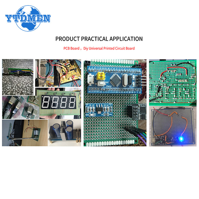 1/5PCS PCB Board Green Single Side Prototype Boards 2x8CM 3x7CM 4x6CM 5x7CM 6x8CM 7x9CM 8x12CM 9x15CM 10x10CM 10x15CM 10x22CM
