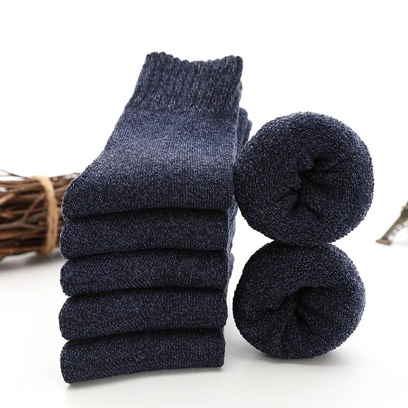 Thicken Wool Socks Men High Quality Towel Keep Warm Winter Socks Cotton Christmas Gift Socks for Man Thermal Against Cold Sock