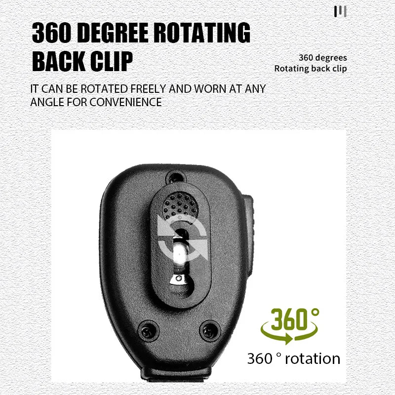 New Walkie Talkie Hand Microphone Radio Speaker Mic PTT For Walkie Talkie BF-888S UV-82 UV-5R UV-5RPro H9 H7 Ham Radio