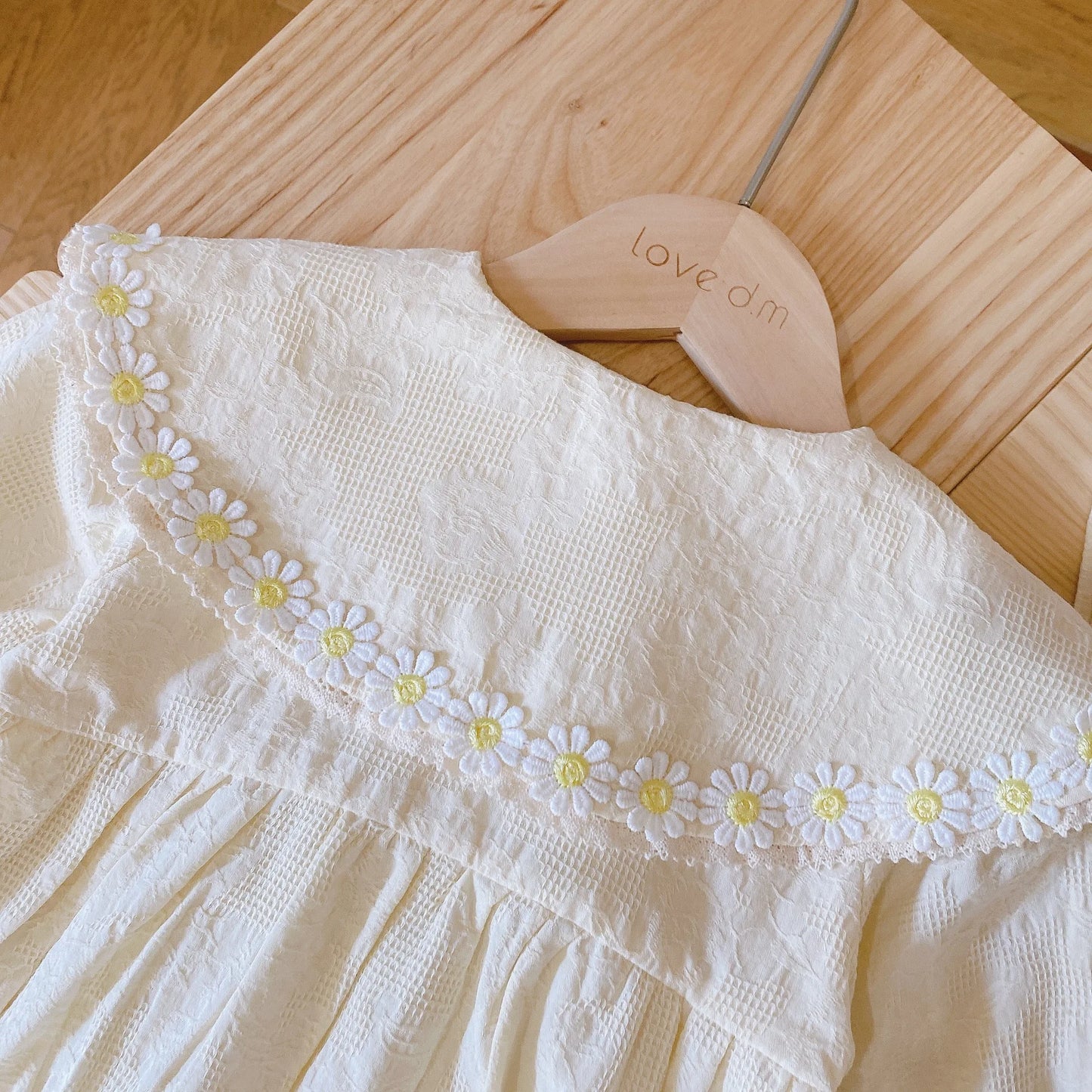 Daisy Romper with Hat for Infants 0-2 Years Old: Spring/Autumn Baby Girl Jumpsuit Newborn Clothing