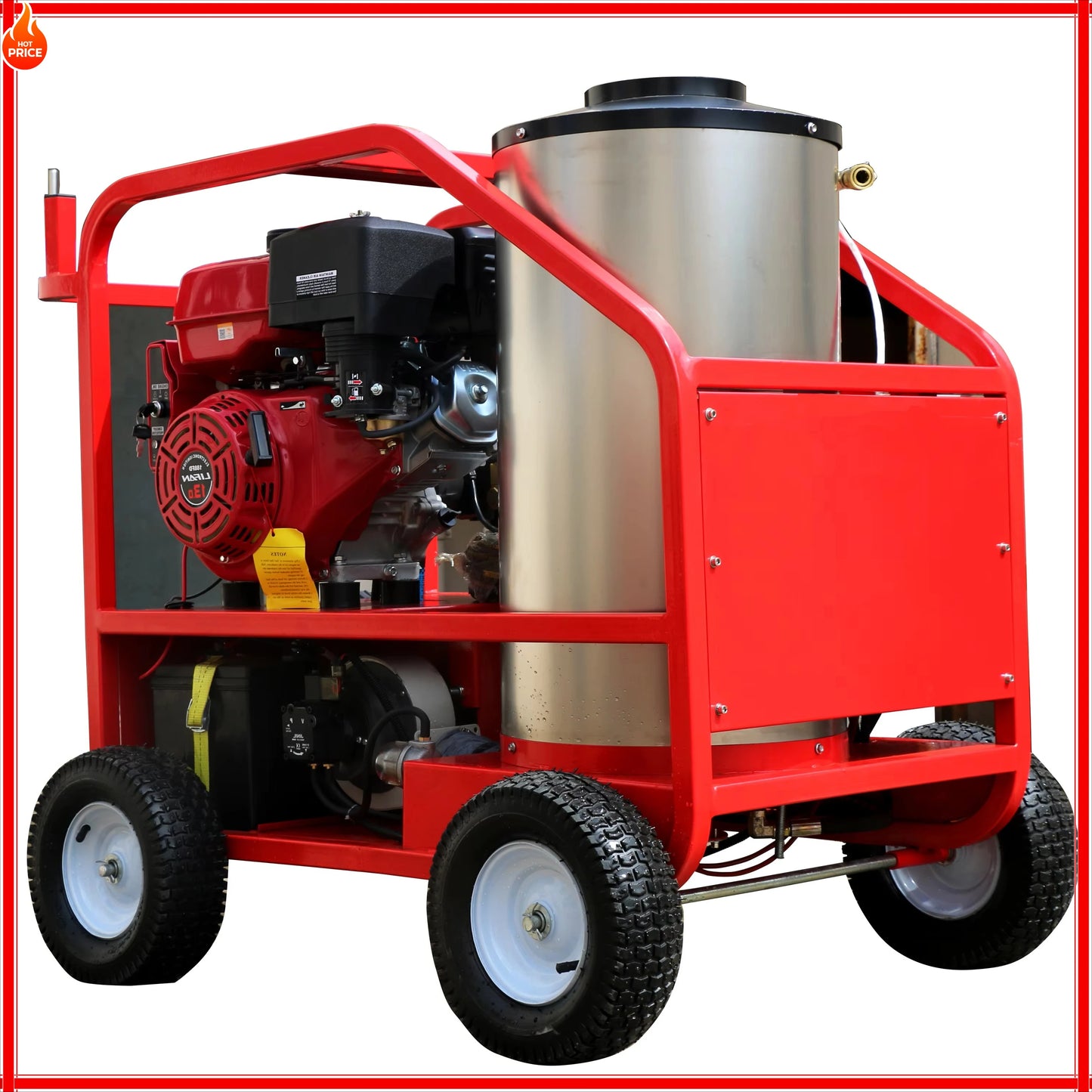 Movable 280bar Diesel High Pressure Washer High Pressure Hot Water Jet Portable High Pressure Washer for Hot and Cold Water