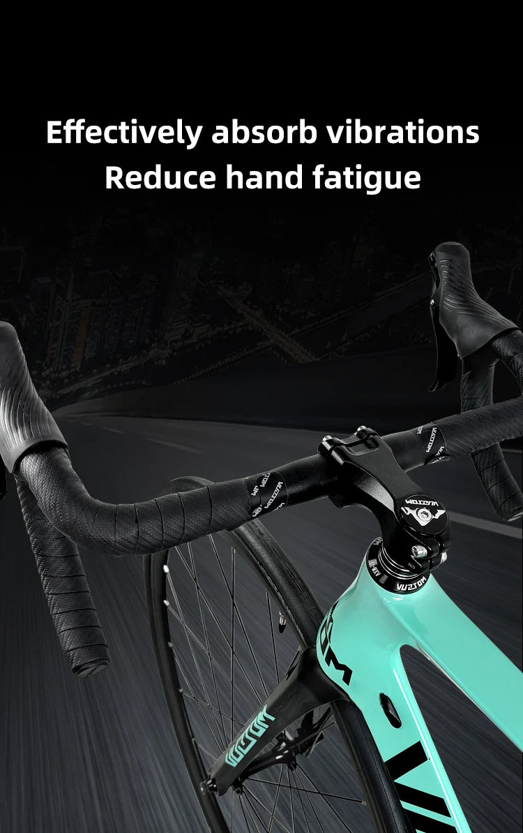 MOTSUV Road Bicycle Bar Tape Cycling Cork Shockproof Sport Handlebar Bandage EVA Wrap Bent Bar Tape+2 Bar Plug Bike Accessories