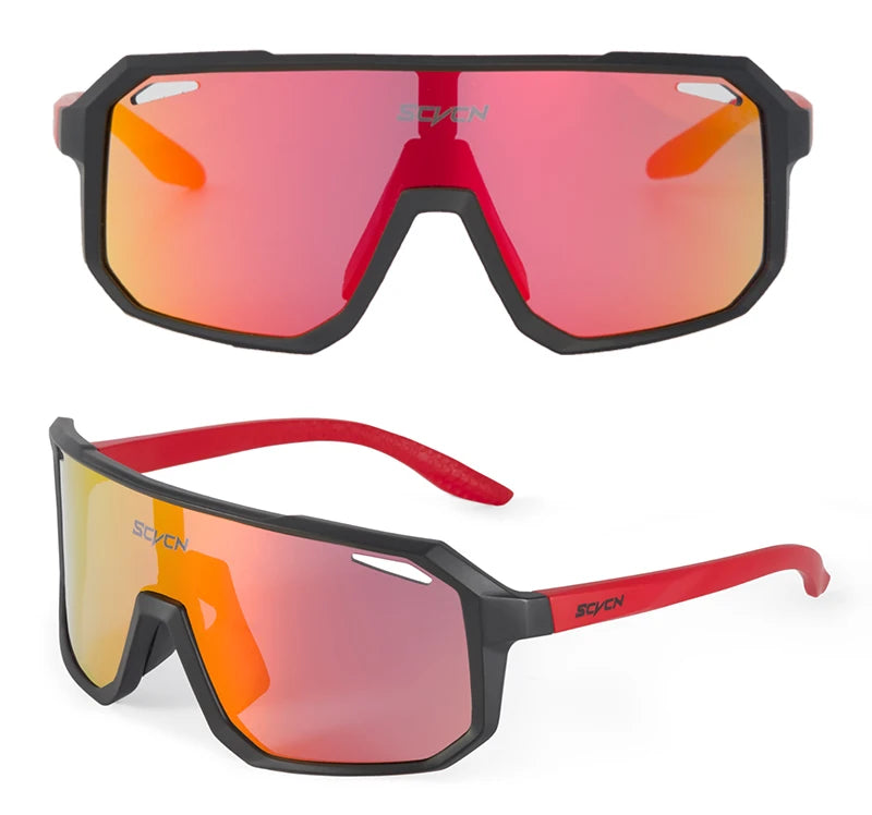 SCVCN Cycling Sunglasses Men MTB Road Driving Bike Glasses Outdoor Sports Women Bicycle Cycling UV400 Protective Glasses New