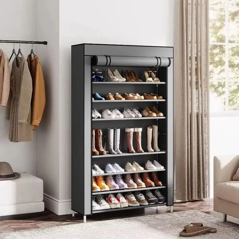 style dormitory door simple cabinet simple shoe rack multi-layer space saving and economical home dustproof shoe cabinet New