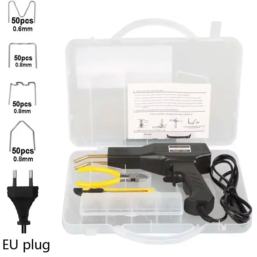 2025 Hot Stapler Bumper Repair Kit Plastic Welding Machine Soldering Iron for Car Bumper Plastic Repair Auto Body Fix Tool