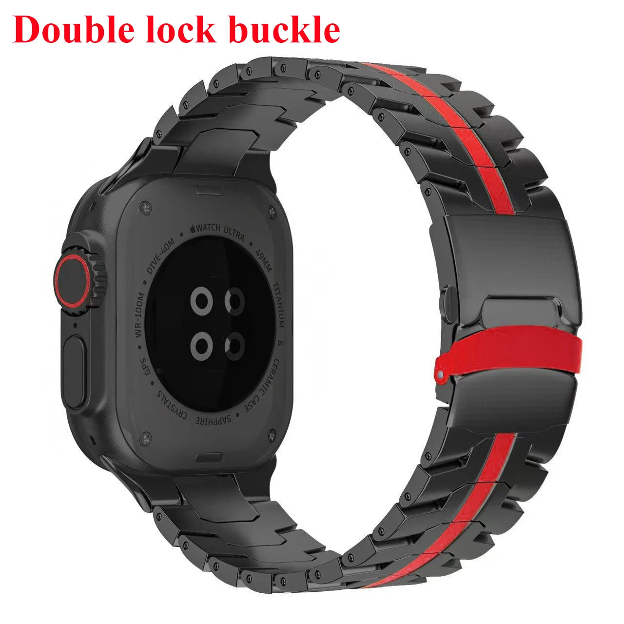 Stainless Steel Strap For Apple Watch Series 11 10 9 8 SE 3 46mm 45mm 42mm 44mm Metal Bracelet Band For iWatch Ultra 3/2/1 49mm