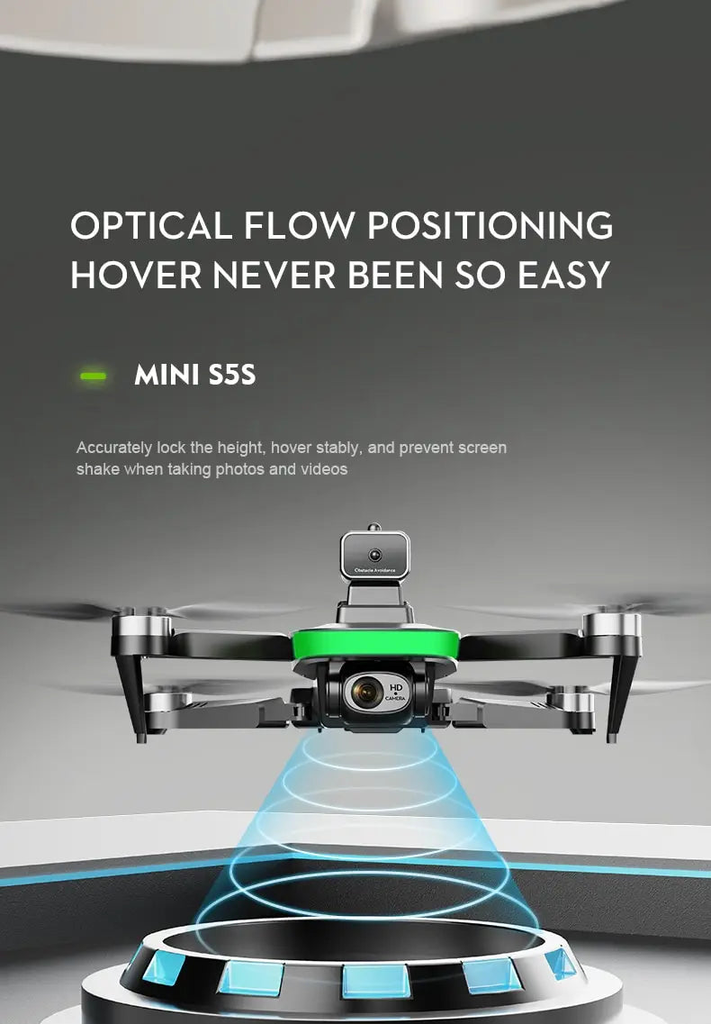 New S5S Mini Drone 4k Profesional 8K HD Camera Obstacle Avoidance Aerial Photography Brushless Foldable Quadcopter 1.2km