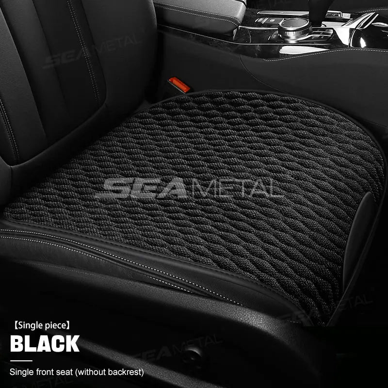 SEAMETAL Four Seasons Car Seat Cover Front Rear Car Seat Cushion Airbag Compatible Seat Protector Breathable Car Accessories