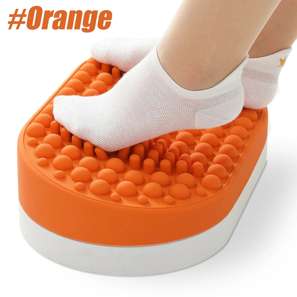 1Pcs Foot Massager Under Desk Footrest,Foot Rest for Under Desk at Work with Massage,Foot Stool Under Desk