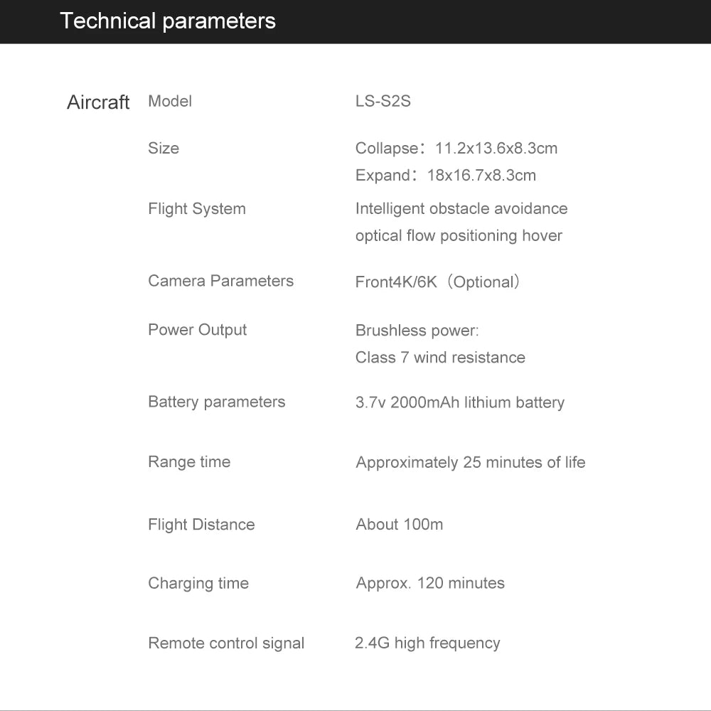New S2S Drone 8K Professional HD Dual Camera Brushless Obstacle Avoidance Aerial Photography Foldable Quadcopter Toys Gifts