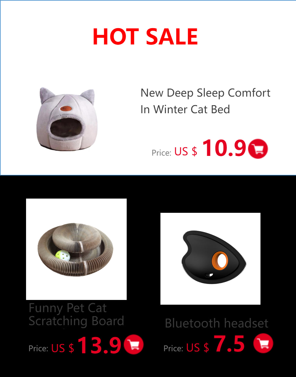 New Style Cat Tent Funny Noodles Small Dog Bed  Sleeping Bag Cushion for Cats Plush Bed Furniture Accessories of Pet Products
