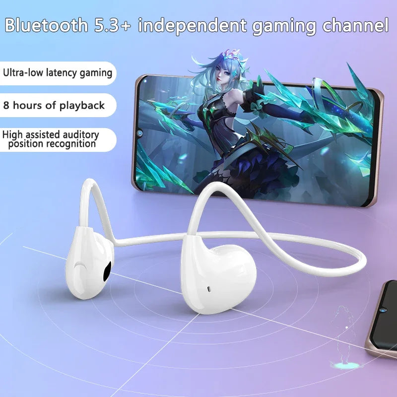 Xiaomi Wireless Bluetooth 5.3 Headphones Waterproof Headset Stereo Over-Ear Sports Earphones Earbuds with Mic Bone Conduction