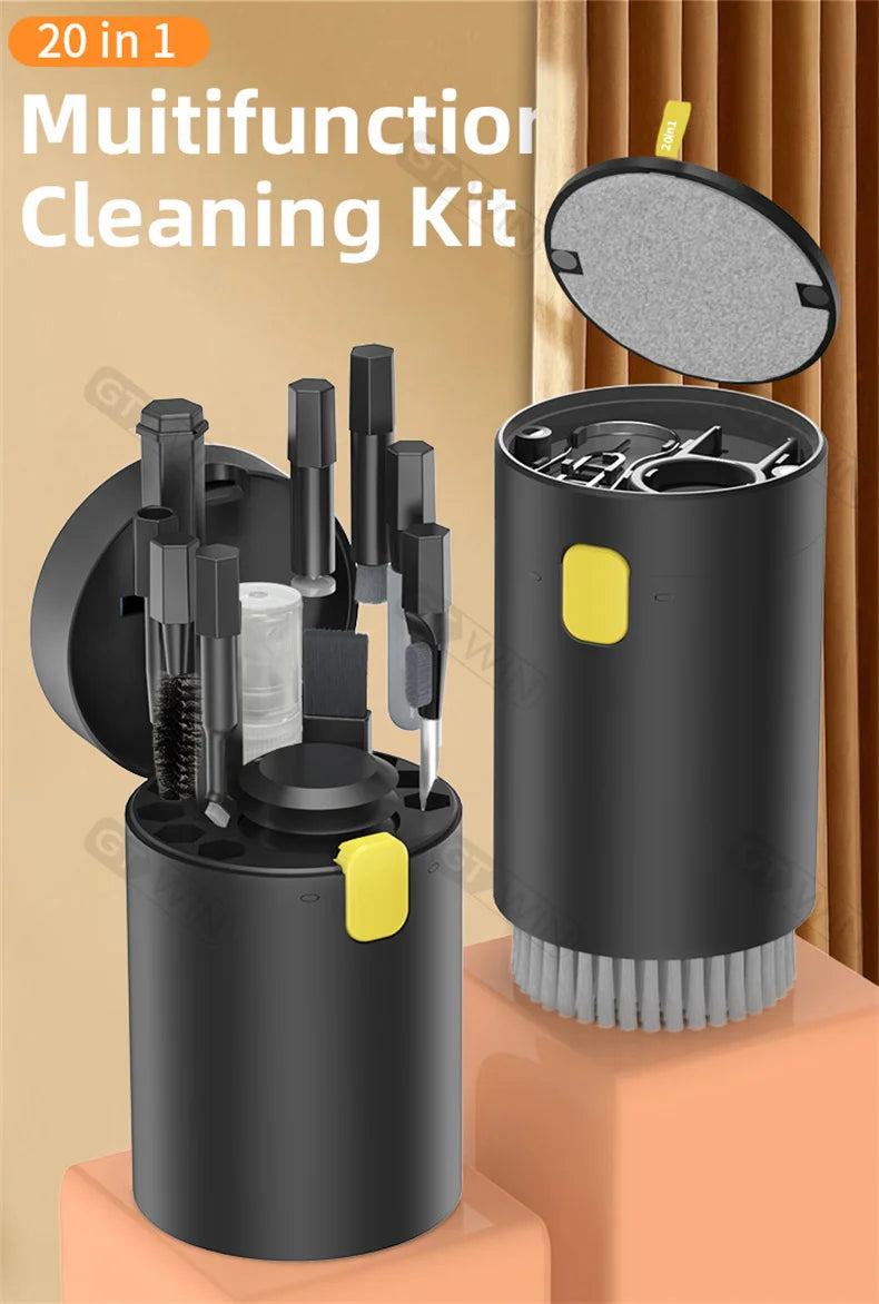 20in1 Digital cleaning kit for iPhone tablet, AirPod screen cleaner, headphone cleaning stick, computer keyboard cleaning brush
