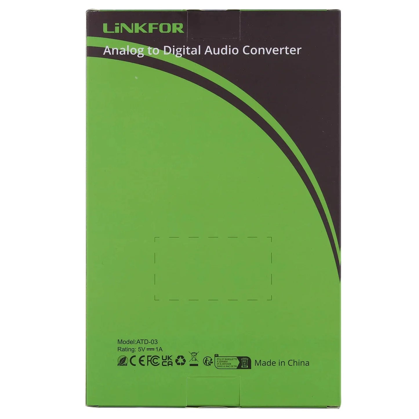 LiNKFOR 3.5mm to SPDIF Converter AUX to Digital Coaxial Toslink Optical Audio Adapter with Optical Cable for PS3 Blu-ray Player