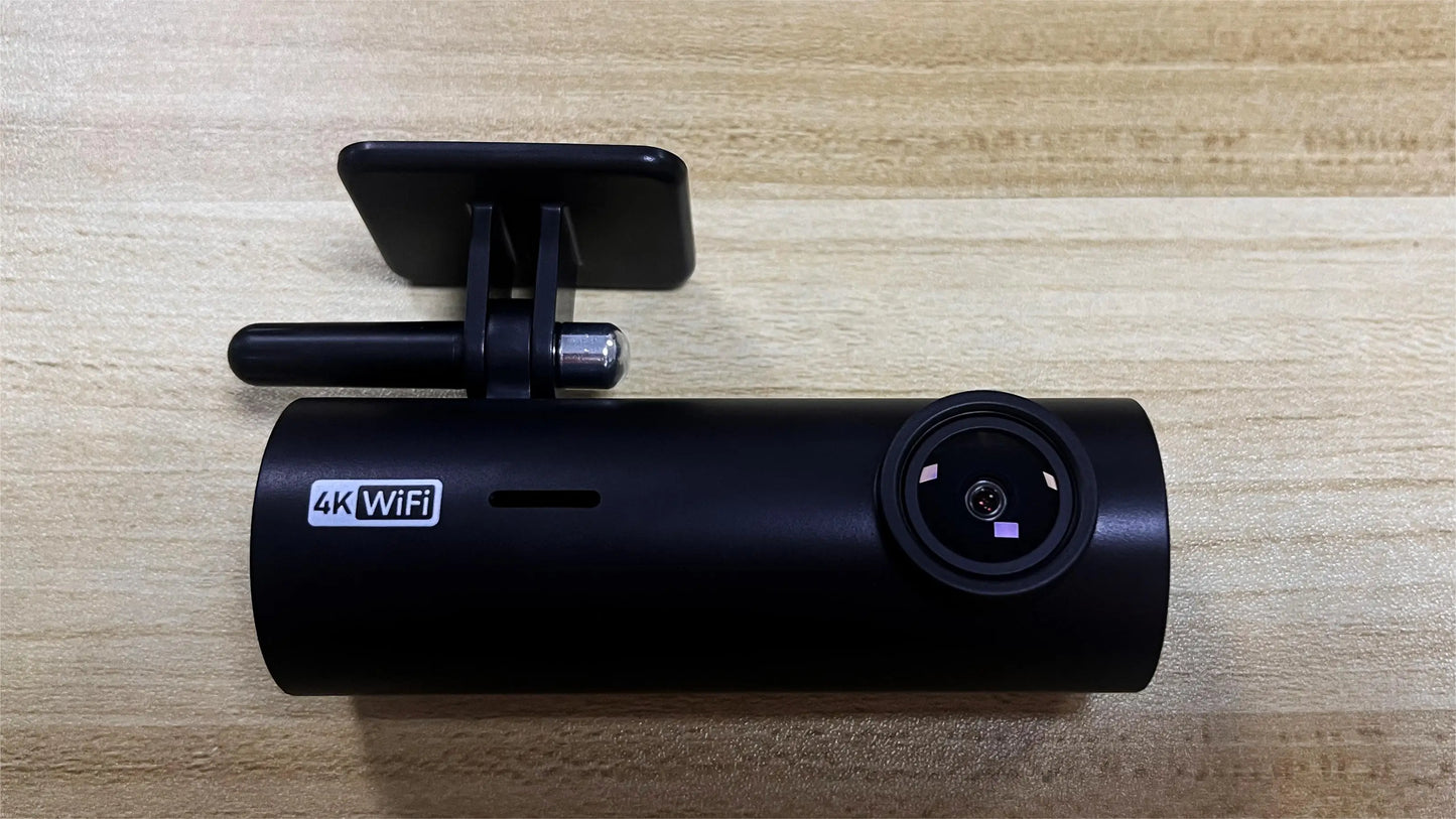 4K Car Dash Cam DVR Recorder Auto Recorder APP Control Black Box WIth WIFI Voice 24h Parking Monitoring function car accessories