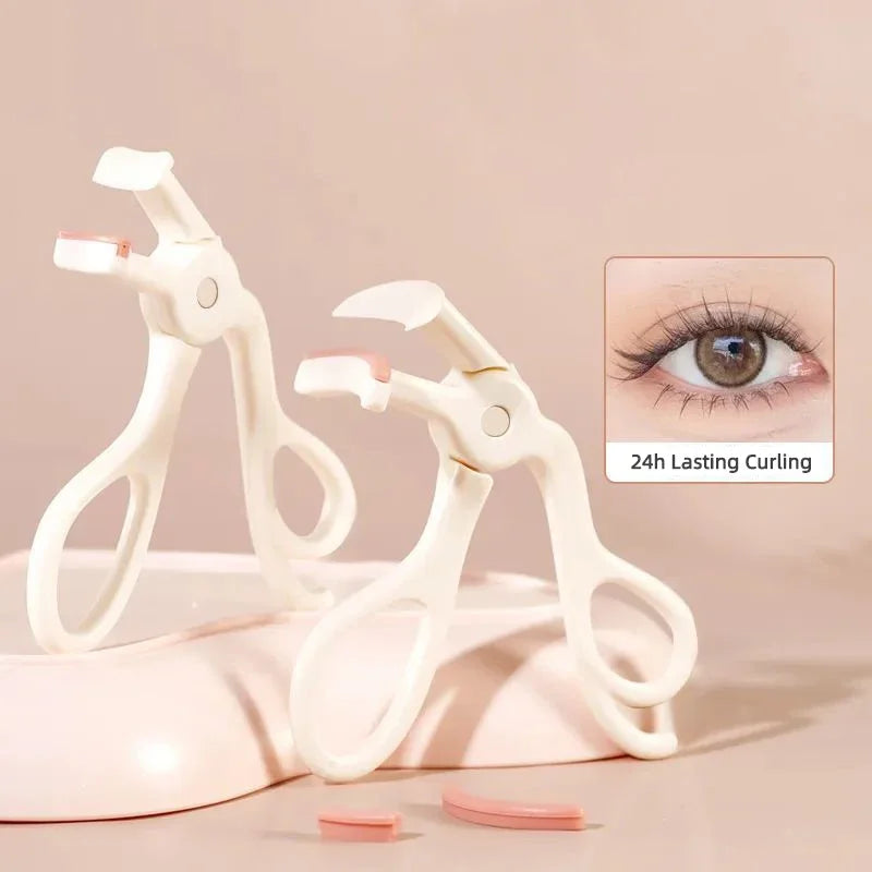 2 Style Eyelash Curler,Achieve Perfect Curls in 5 Seconds - Quick Natural Curling for Long Lasting Makeup Tools Lash Curler