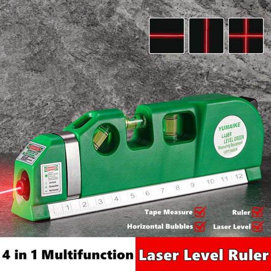 High Precision Multifunctional Infrared Laser Levels Built in Tape Measure Optical Instruments Measurement & Construction Tools
