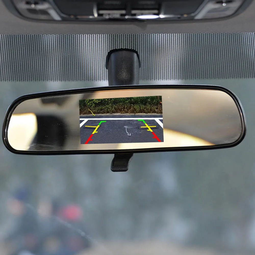 Easy Installation 4.3"5" Car Rear View Backup Camera LCD Monitor for Vehicle Van Night Vision Reverse Video Parking System