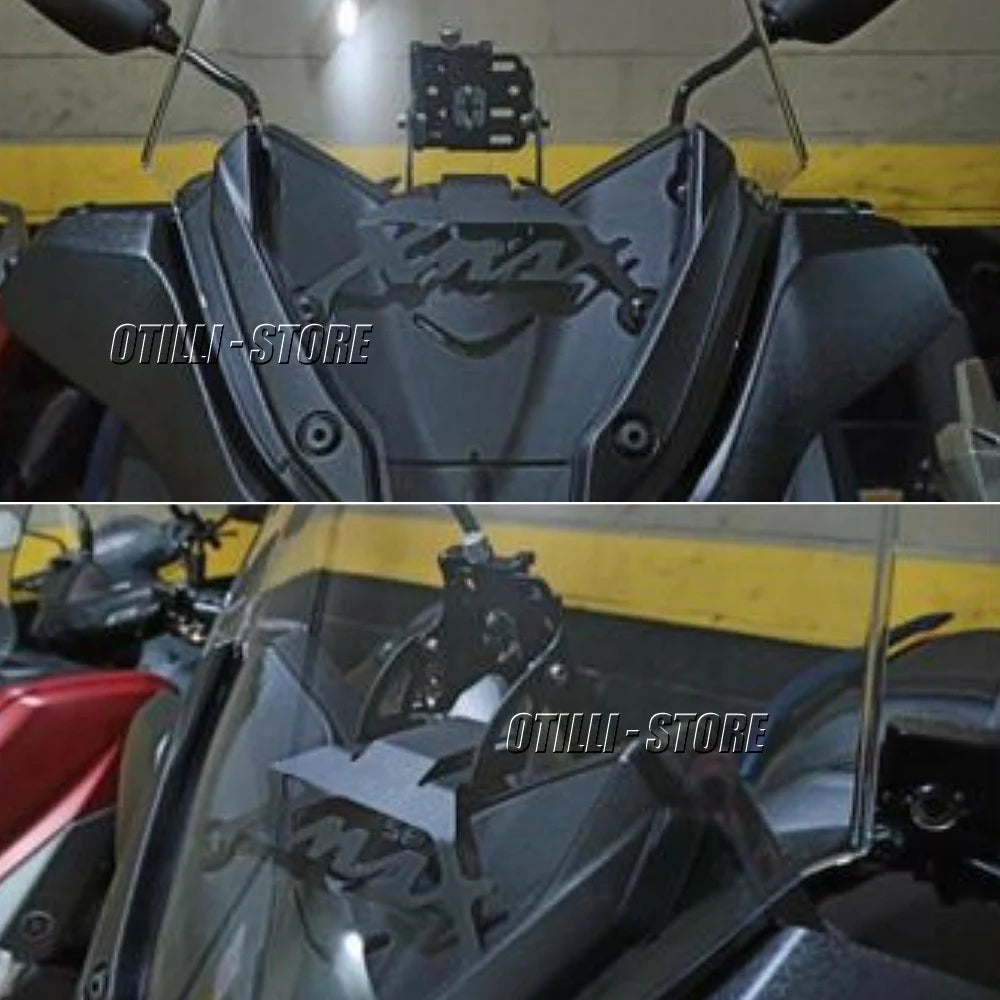 For Yamaha XMAX X-MAX 125 250 300 400 Motorcycle Accessories Phone Holder Bracket GPS Navigation Bracket Mounting Bracket 2017 -