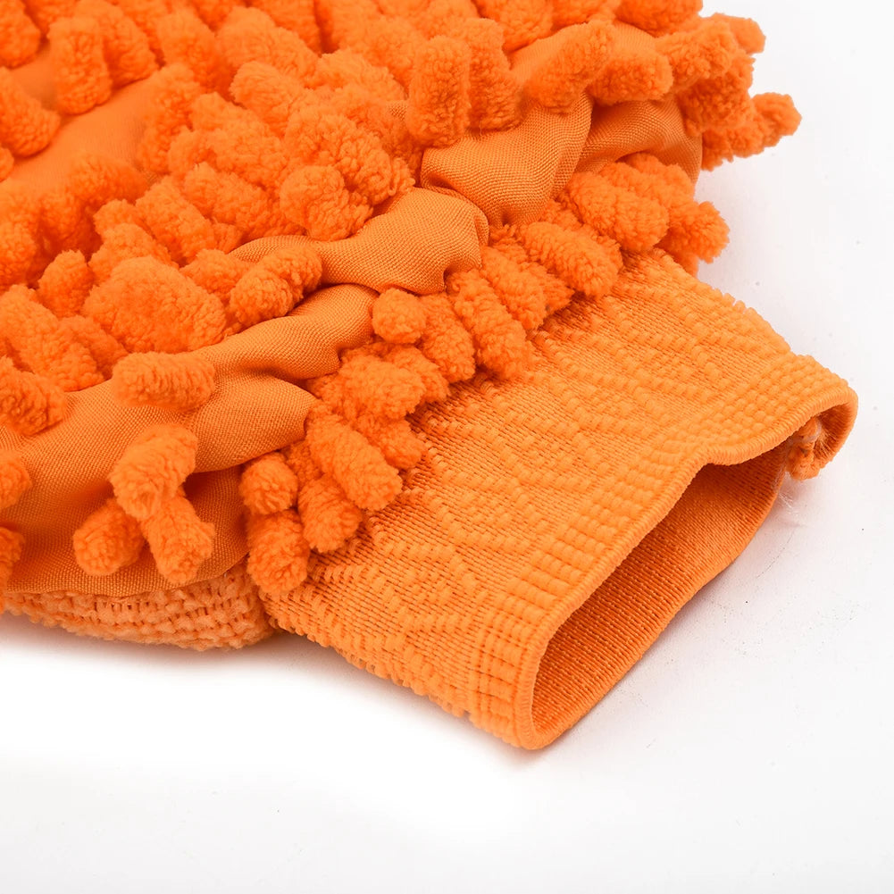 Car Wash Gloves Washing Wiper Car Cleaning Towel Auto Super Mitt Microfiber Gloves For DIY Carwash Household Car Washing Clean