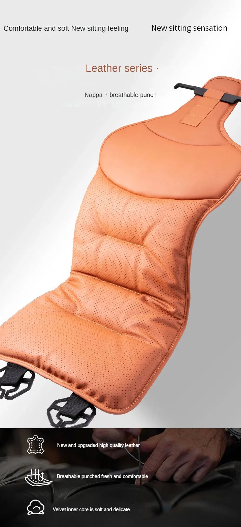 Leather Car Seat Cover For Lexus IS220D NX300H RX350 ES300H GX460 IS200 UX 250H RX 450H Breathable and Non-slip Car Seat Cushion