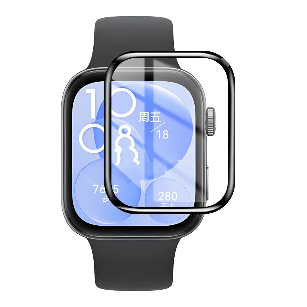 Tempered Film for HUAWEI Watch FIt 3 Accessories Anti scratch Full Curved Screen Protector for smartwatch huawei Watch FIt 3