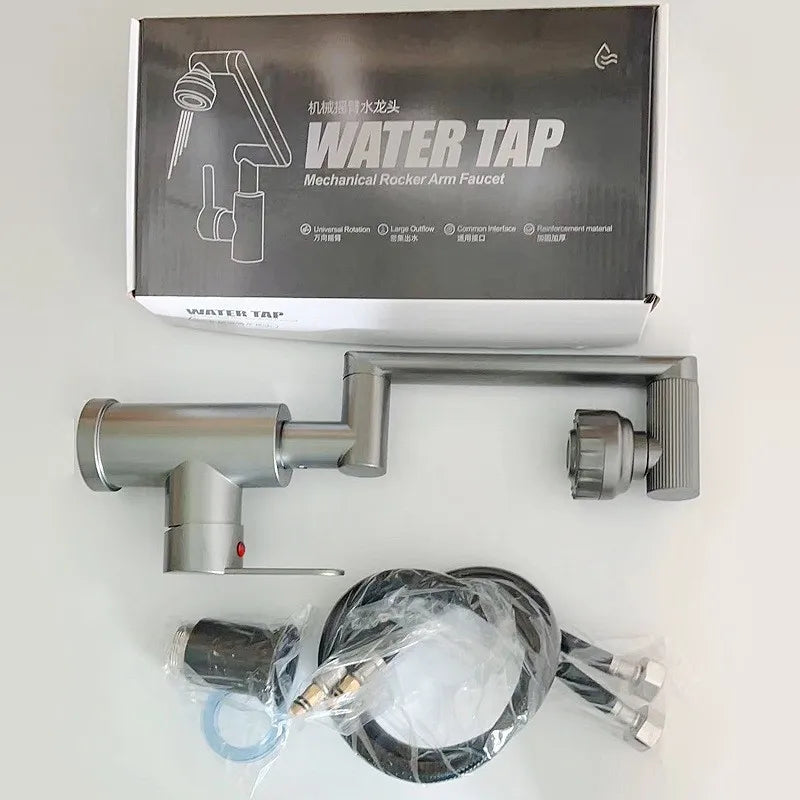 1080° Swivel Kitchen Sink Faucet Bathroom Sink Faucet Basin Faucet Multifunction Cold and Hot Water Tap