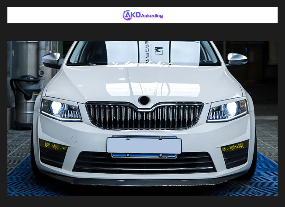 Car Styling Headlights for Skoda Octavia LED Headlight 2015-2017 LED Head Lamp DRL Signal Projector Lens Automotive Accessories
