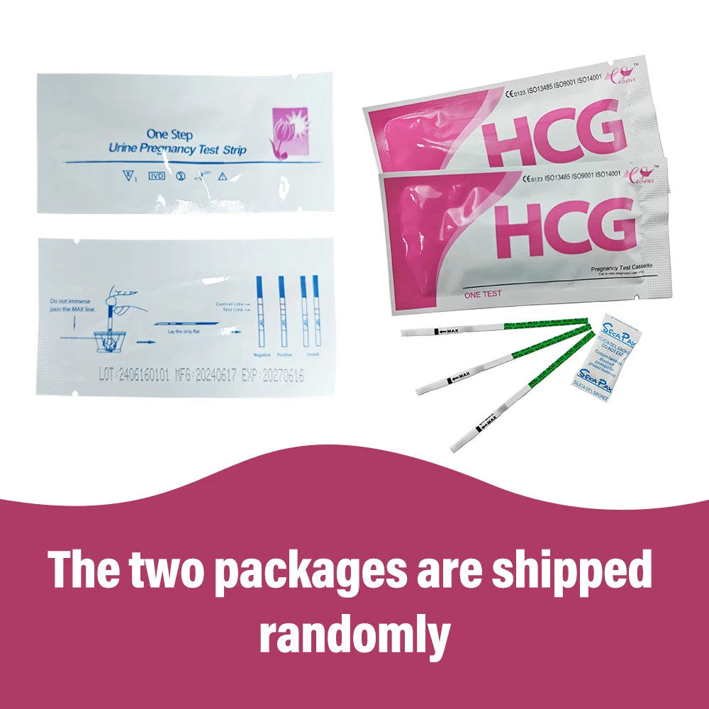 50 Pregnancy Test Strips Early Detection HCG Test Strips for Women, Rapid Early Results Over 99% Accurate up to 6 Days Before