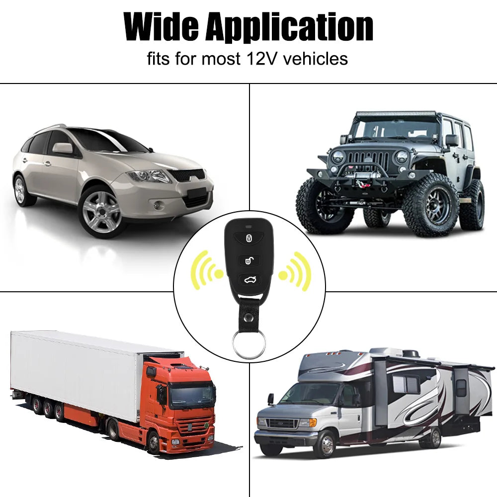 Car Remote Central Door Lock Keyless Control Kit Alarm System Remote Control