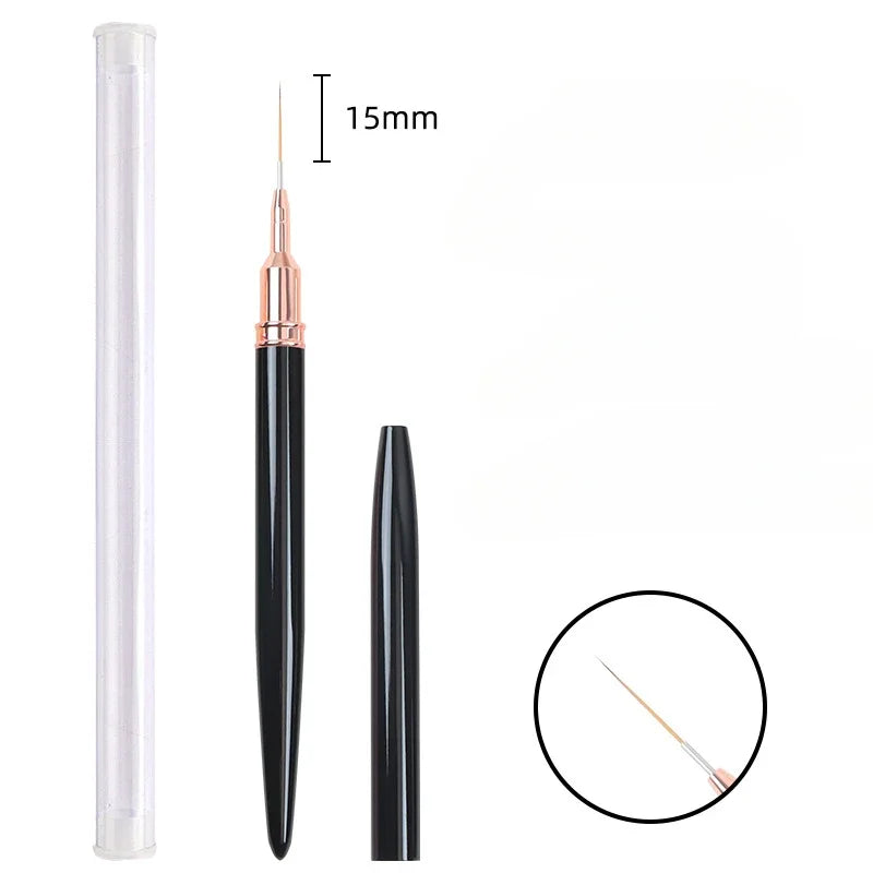 1/2pcs Professionnel Brushes Tools Nail Glue Phototherapy Pen UV Gel Brush Pen Acrylic Nail Art Painting Drawing Brush Manicure